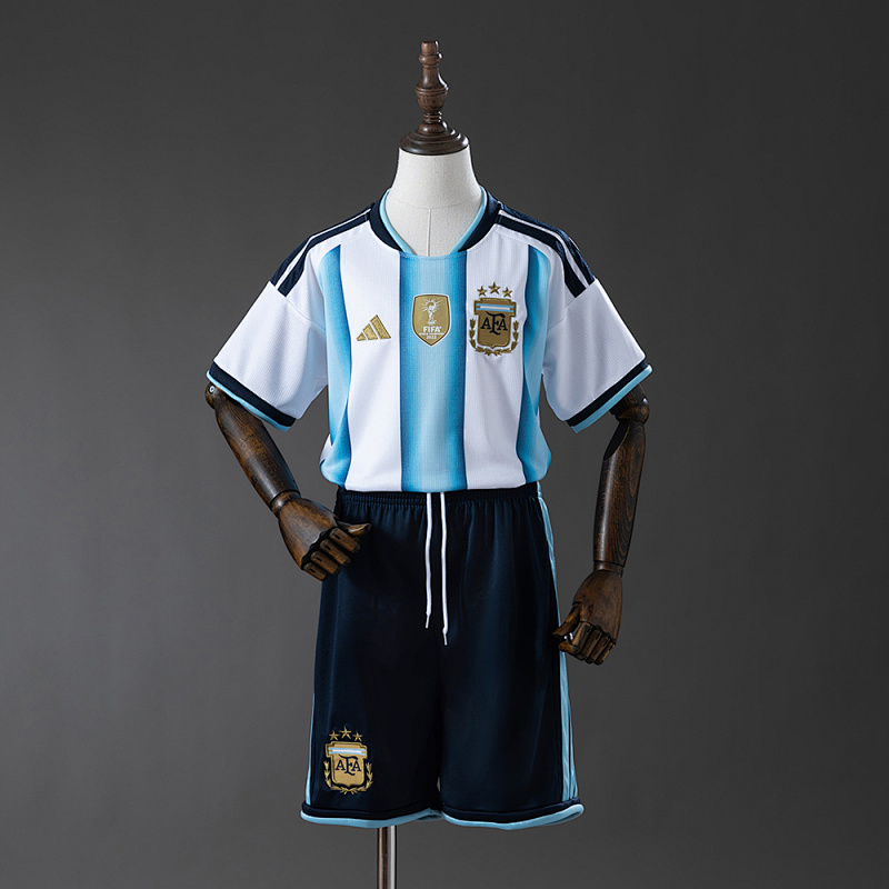Argentina 2026 Home Kids Kit Jersey Size 16-28